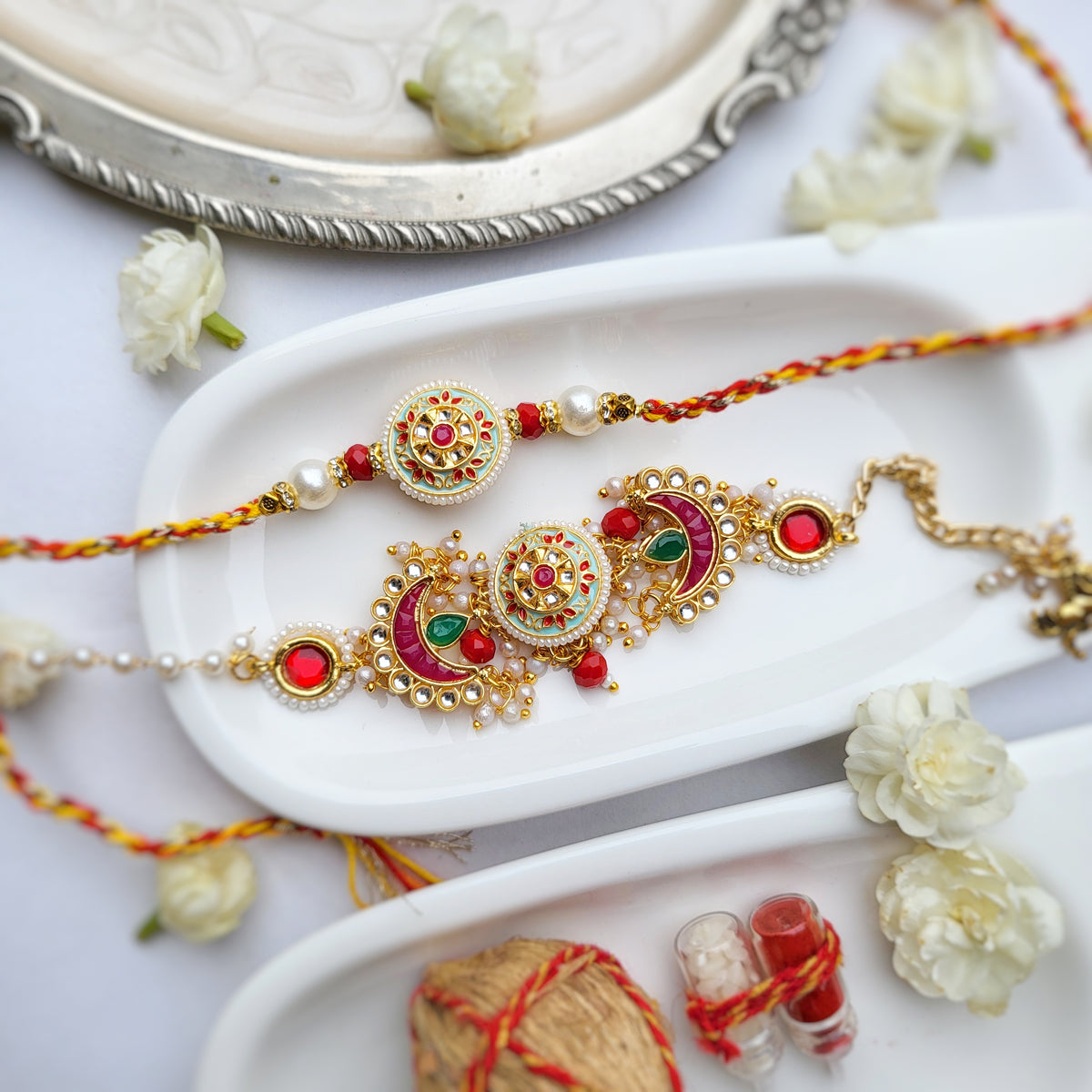 Rubi Meenakari Bhabhi Bracelet