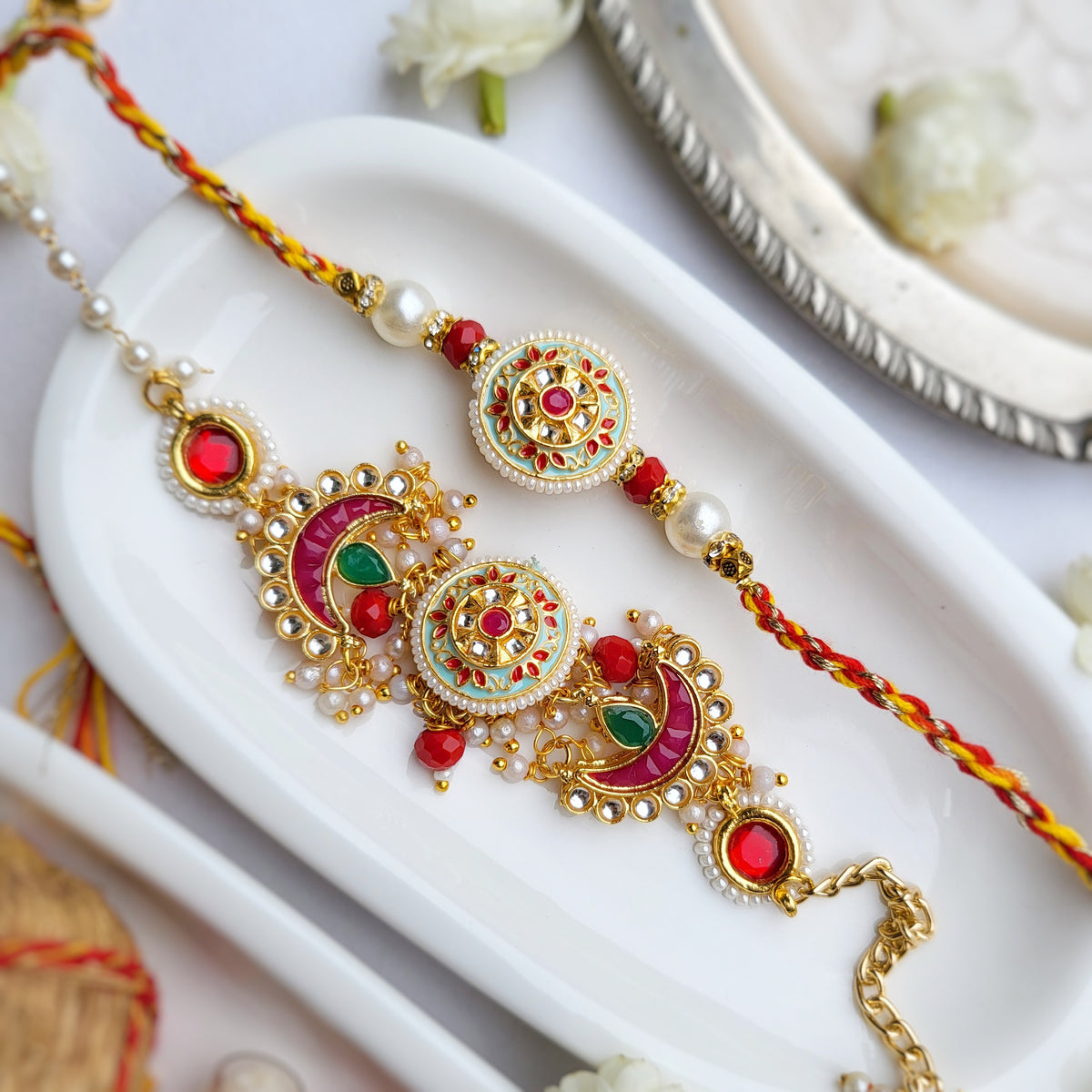 Classic Meenakari Bhai Rakhi
