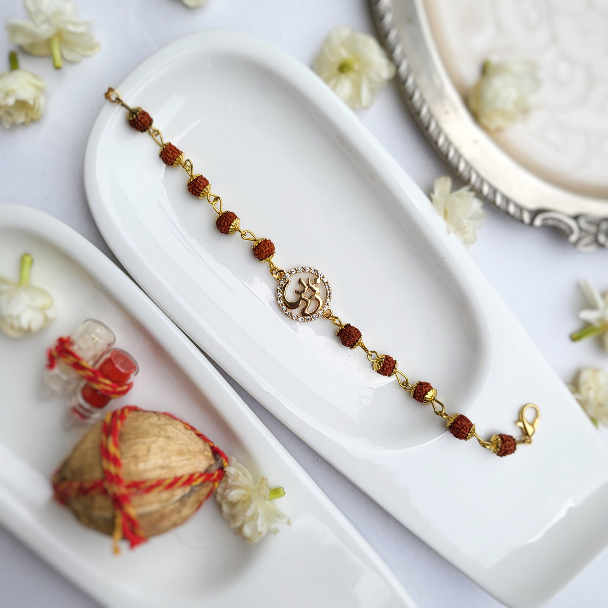 Om Rudraksh Rakhi