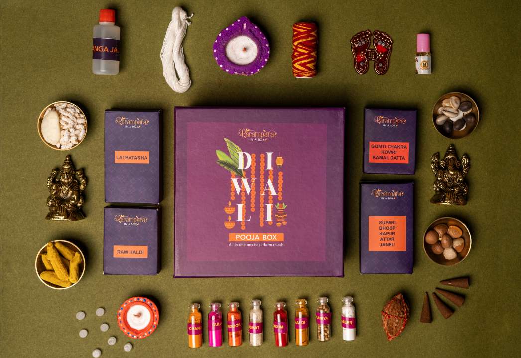 Parampara in a Box Diwali Pooja Box Contents