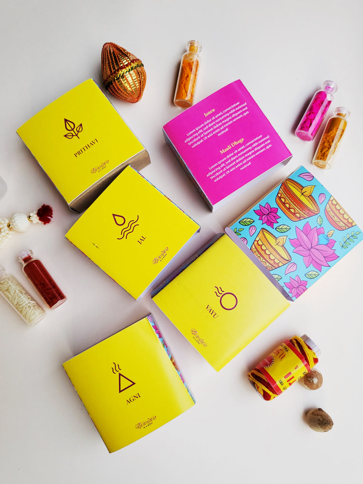 5 Elements Lakshmi Pooja Box - Unboxed