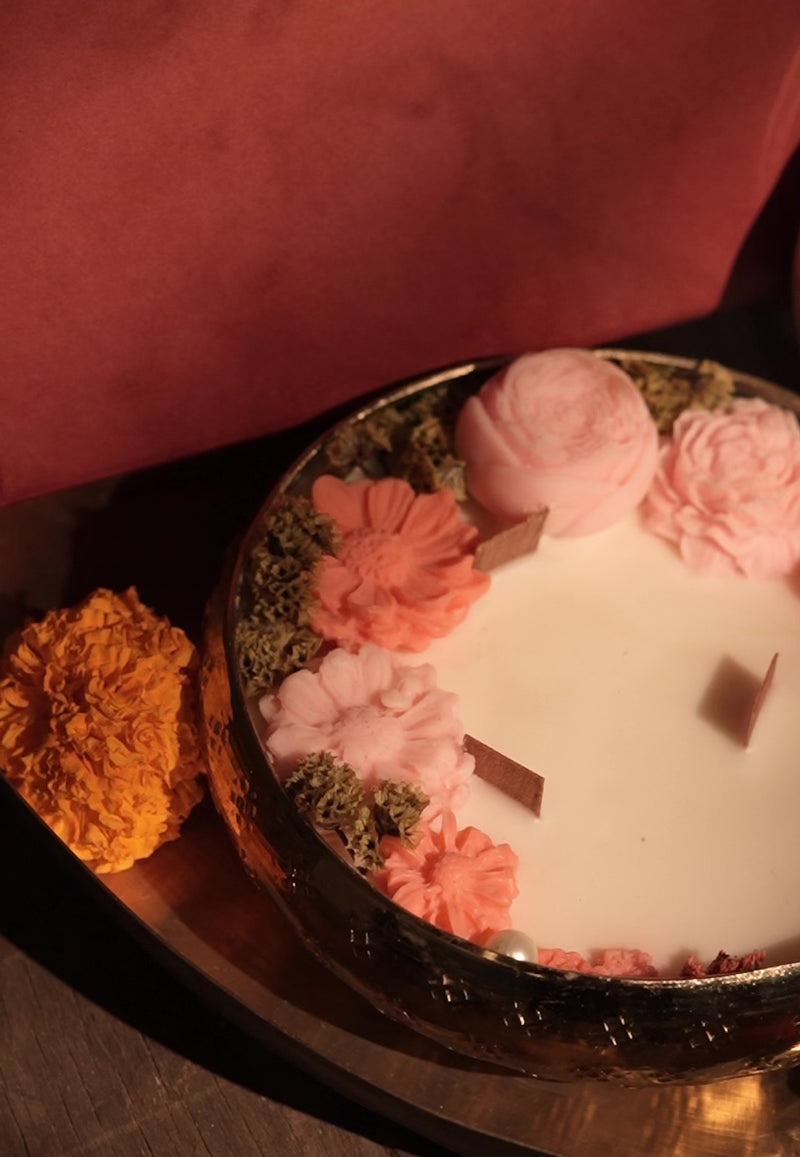  Urli candle with premium fragrance